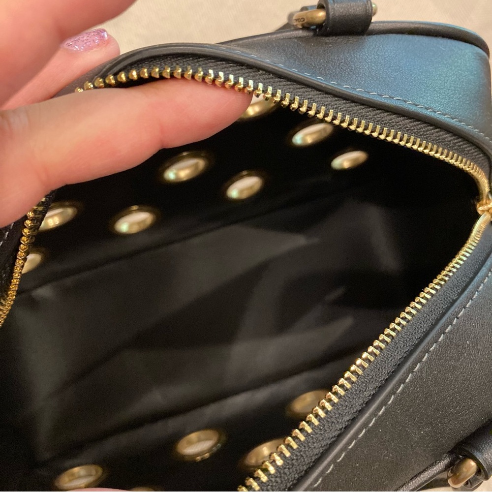 Coach satchel crossbody bag with grommets NWT - Picture 8 of 8